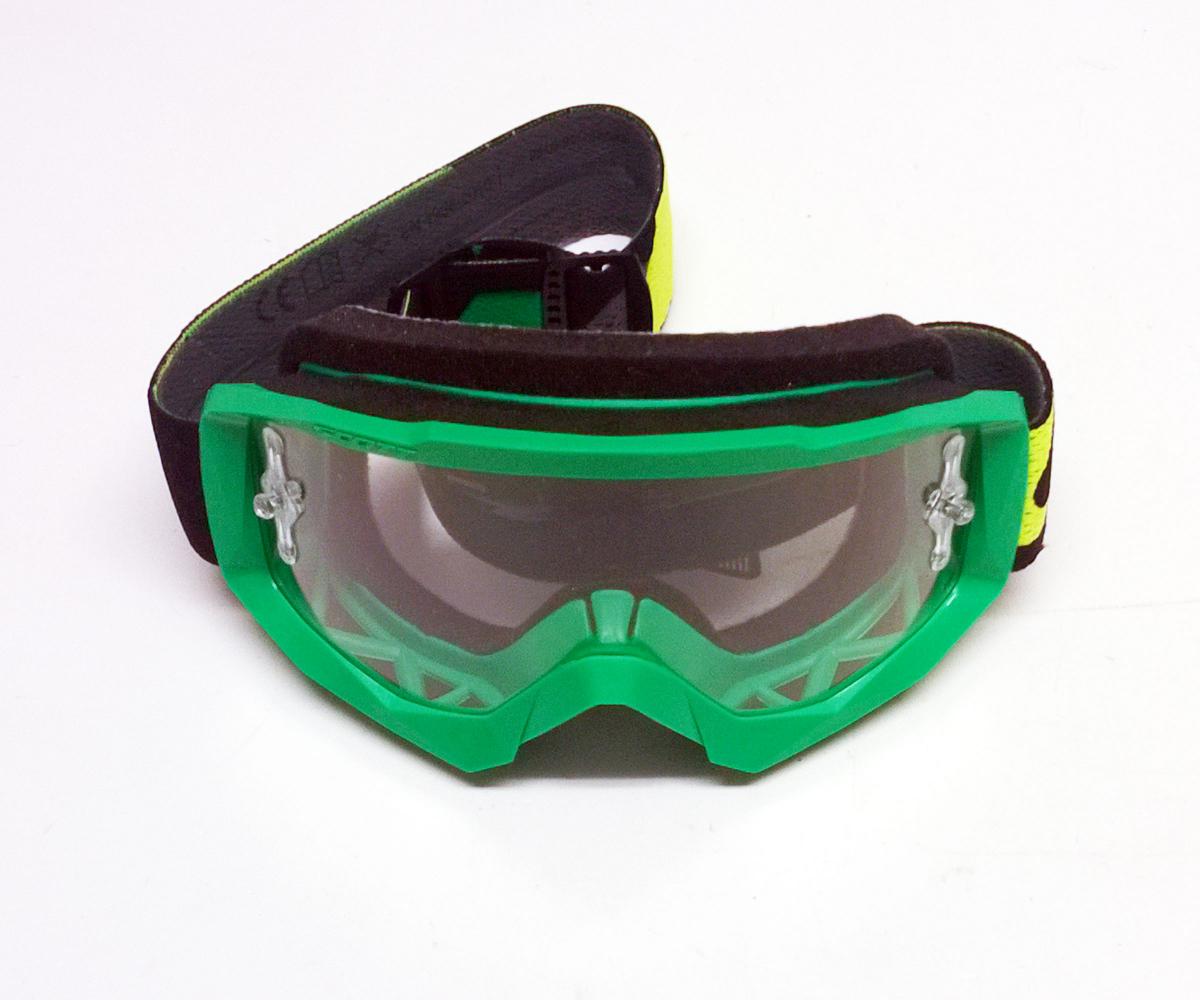 SCOTT HUSTLE GOGGLES CLEAR LENS, GREEN/BLACK, SC084117 image 1