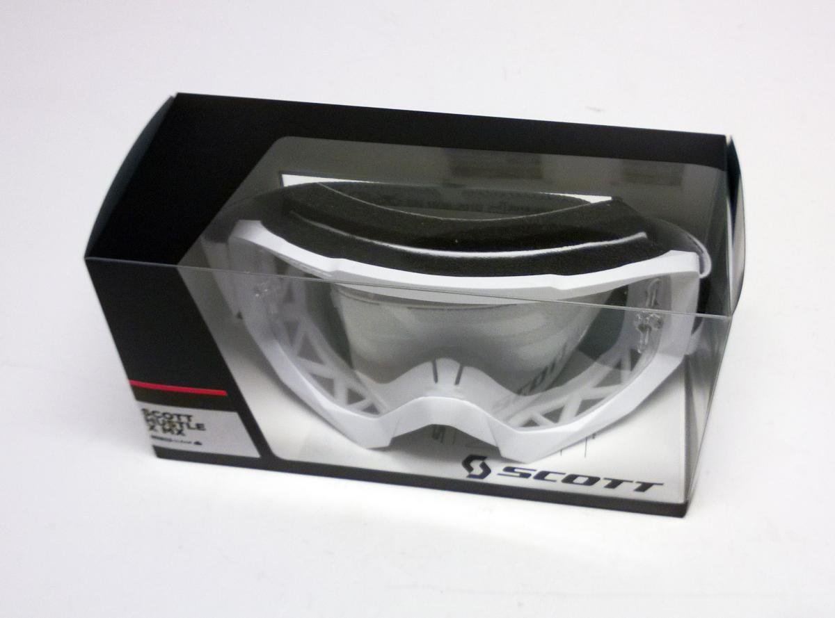 SCOTT HUSTLE GOGGLES CLEAR LENS, WHITE, SC084110 thumbnail 2