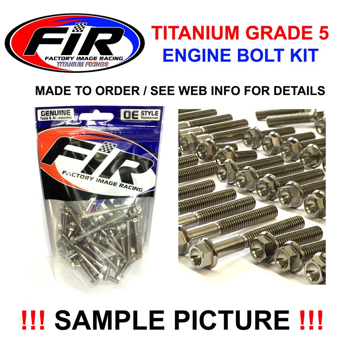 KTM 450 TITANIUM ENGINE BOLT KIT, KIT SIZE 39 BOLTS !!! MADE TO ORDER !!! thumbnail 3