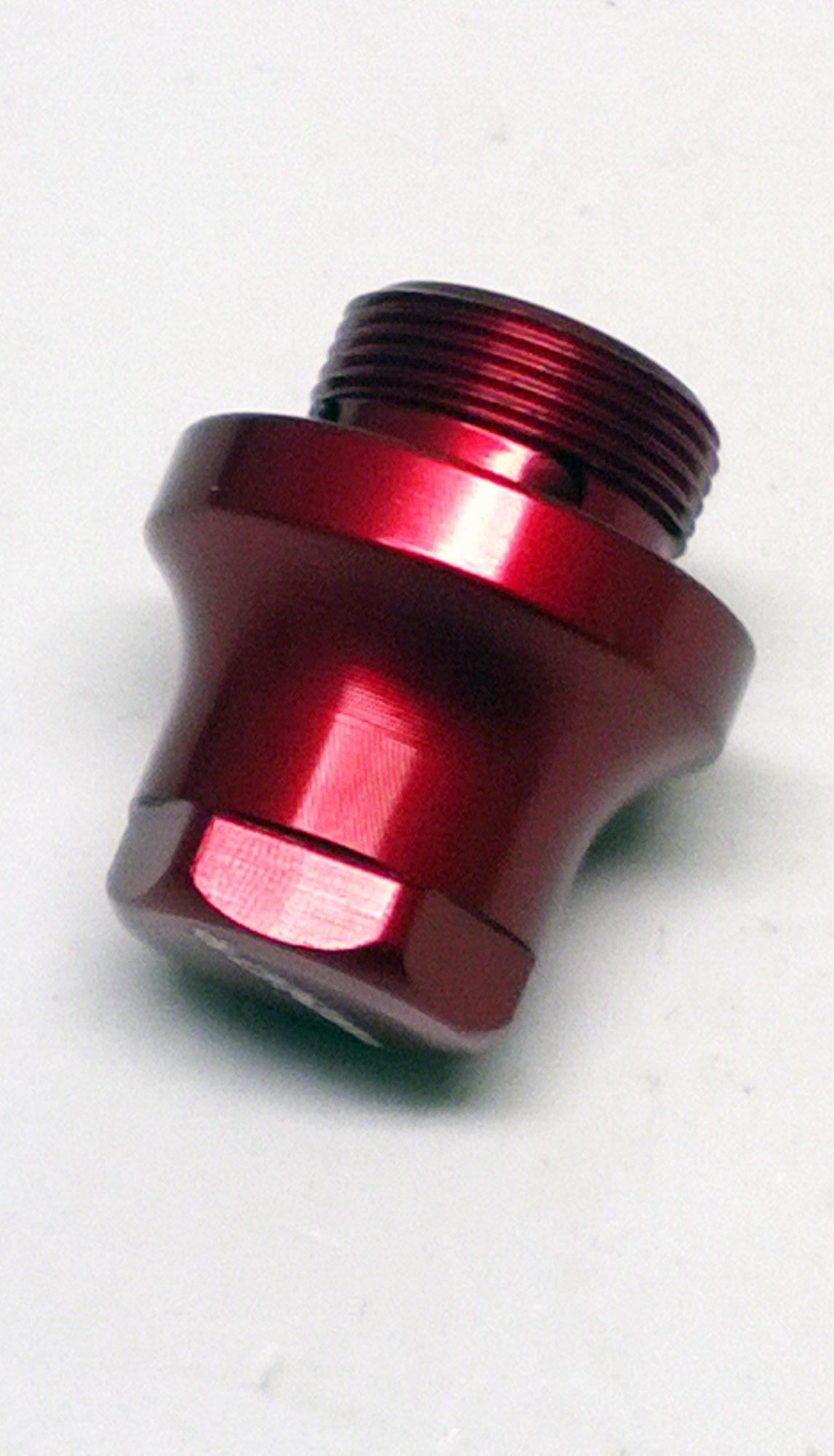 FLOAT BOWL NUT LARGE KEIHIN, MINO 22-1004 RED thumbnail 2