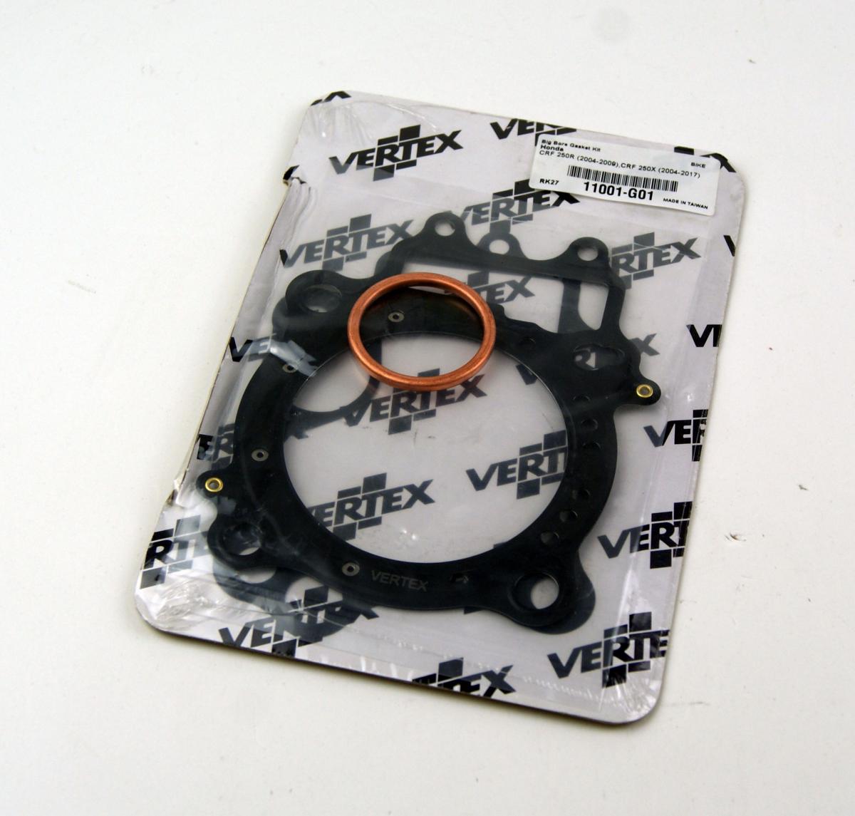 GASKET KIT TOP END +3.00mm BIG BORE 81.00mm 2004 - 2017 CRF 250 R X CYLINDER WORKS 11001-G01 thumbnail 2