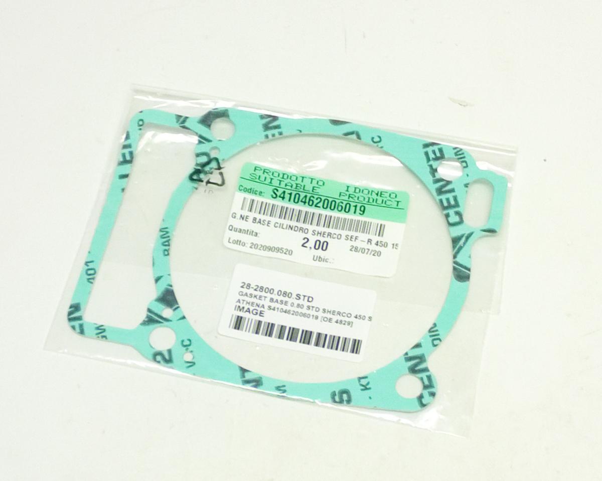 GASKET BASE 0.80 STD SHERCO 450 SEF-R, ATHENA S410462006019 thumbnail 2