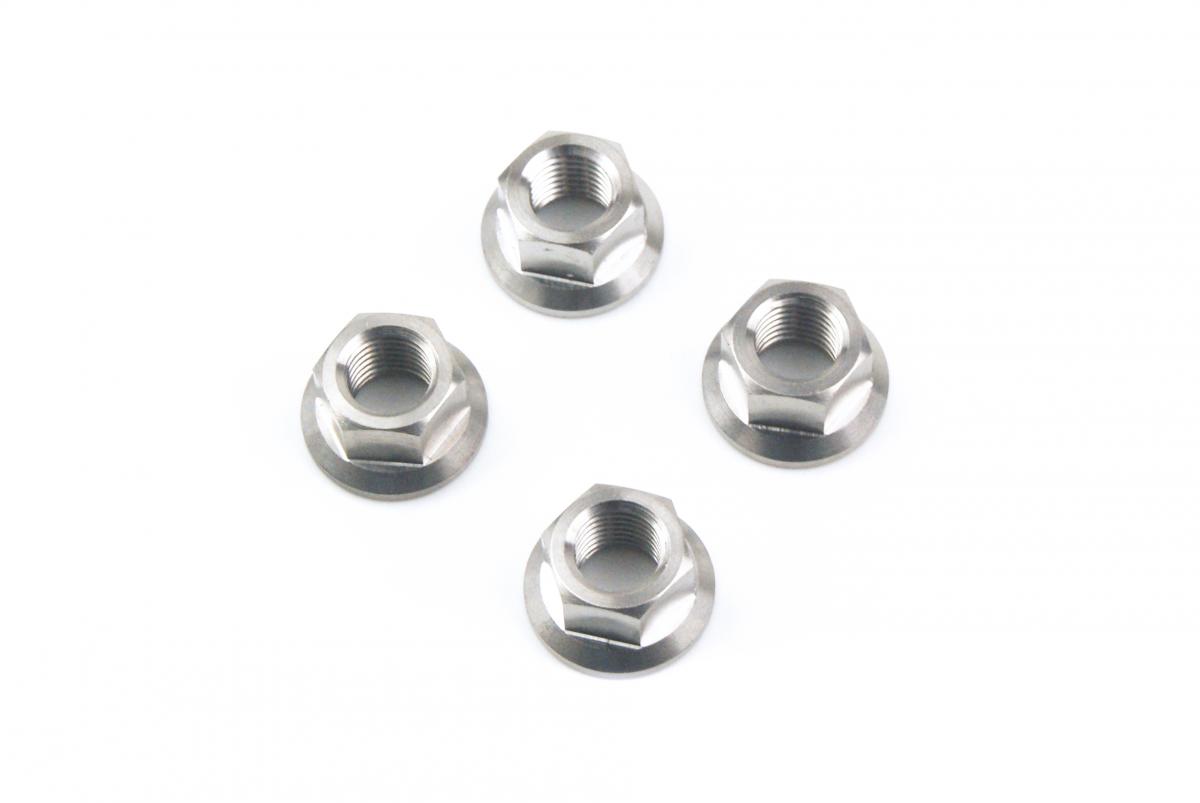 TITANIUM GR5 M10X1.25mm FLANGE NUT, 92015-077 92015-1415 / PK OF 4, REF 83-577 thumbnail 2