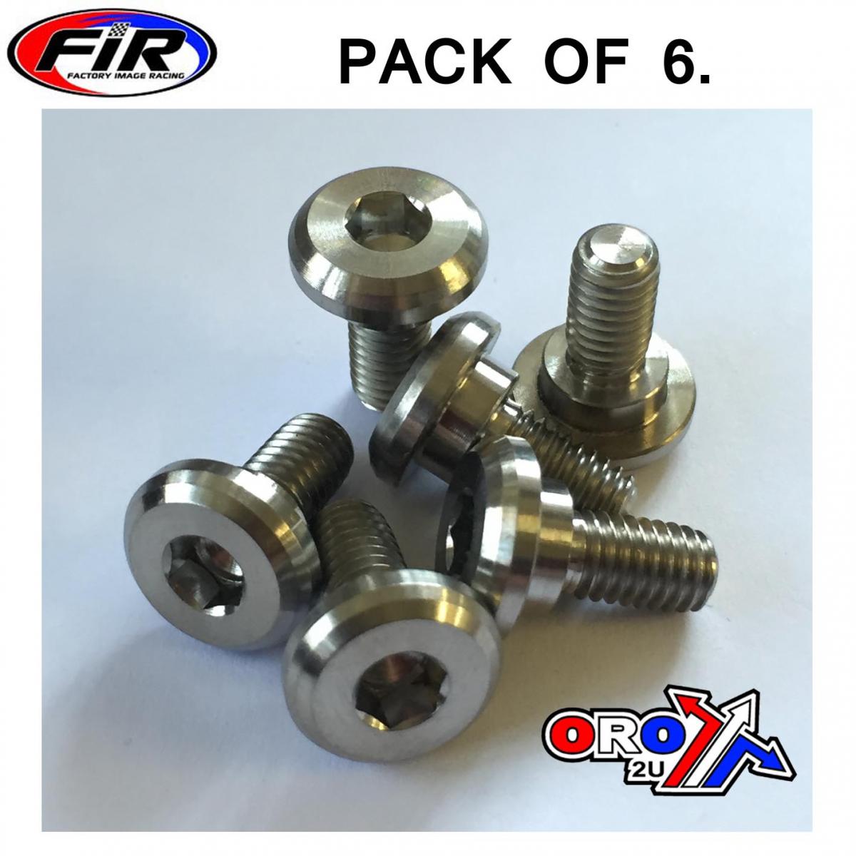 BOLT DISC M6 WITH SHOULDER PK6, TITANIUM GRADE 5 /DISC BOLT thumbnail 2