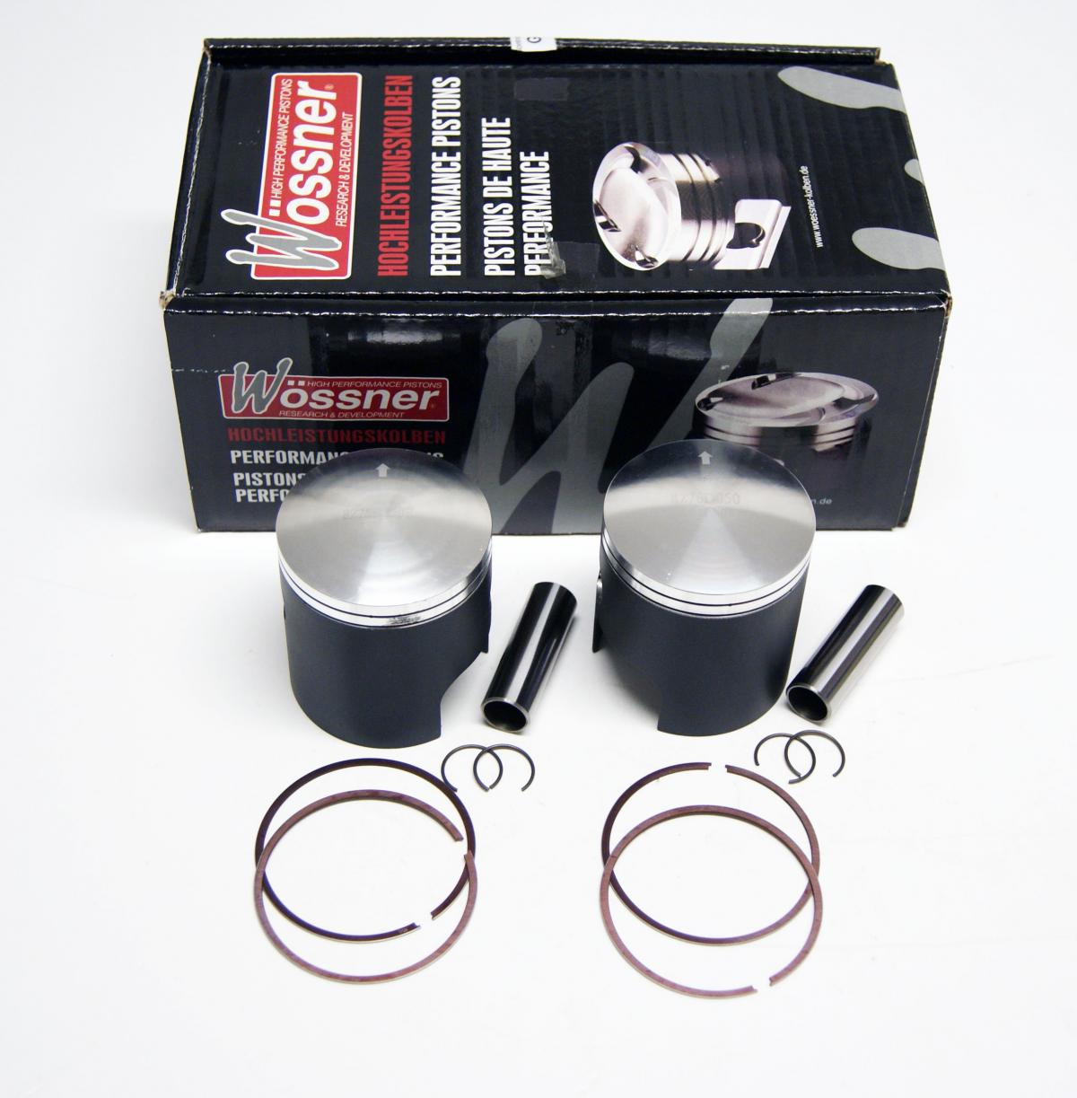 PISTON KIT SET/2 TWIN GT500, WOSSNER K8276D050-2 70.50mm image 1