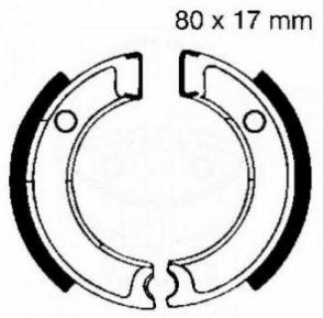 BRAKE SHOES YAMAHA, DP BRAKES 9109, PW50 (1980 to 2020), [S501 EBC] thumbnail 3