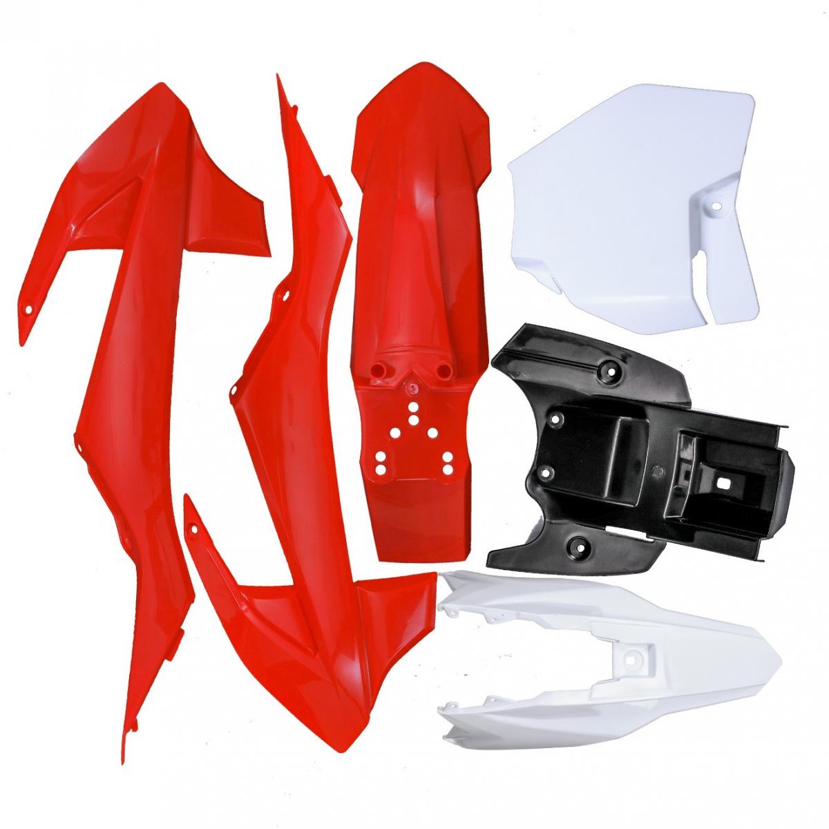 PLASTIC KIT PIT BIKE KTM 50 STYLE RED, TAOTAO DB20 SK50, TC140-TC143 thumbnail 2