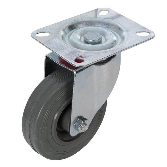 CASTOR SWIVEL WHEEL EACH 100MM 70KG, 100MM WHEEL70KG, TOOLSTREAM 443003 image 1