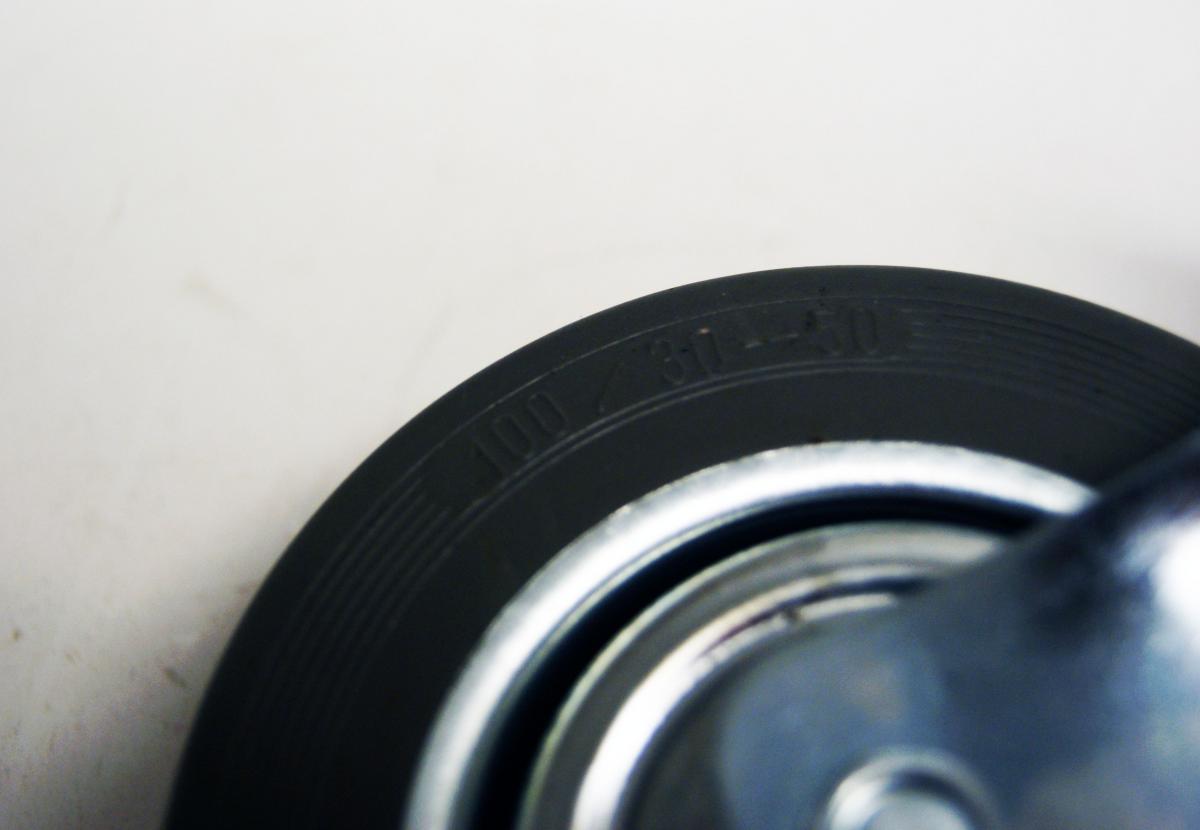 CASTOR FIXED WHEEL EACH 100MM 70KG, 100MM WHEEL70KG, TOOLSTREAM 873019 thumbnail 2