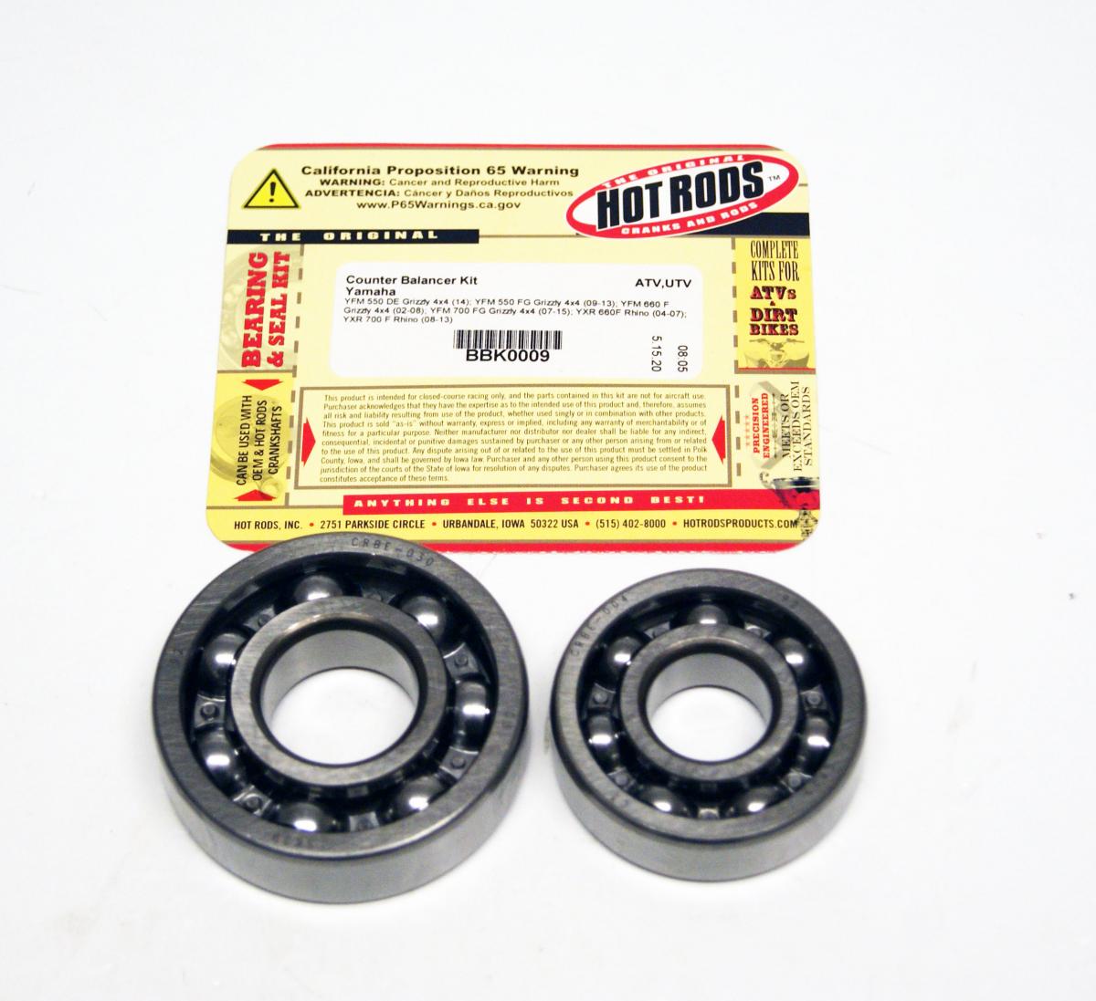 Counter Balancer Kit YFM 550 660 700, Hot Rods BBK0009 thumbnail 2