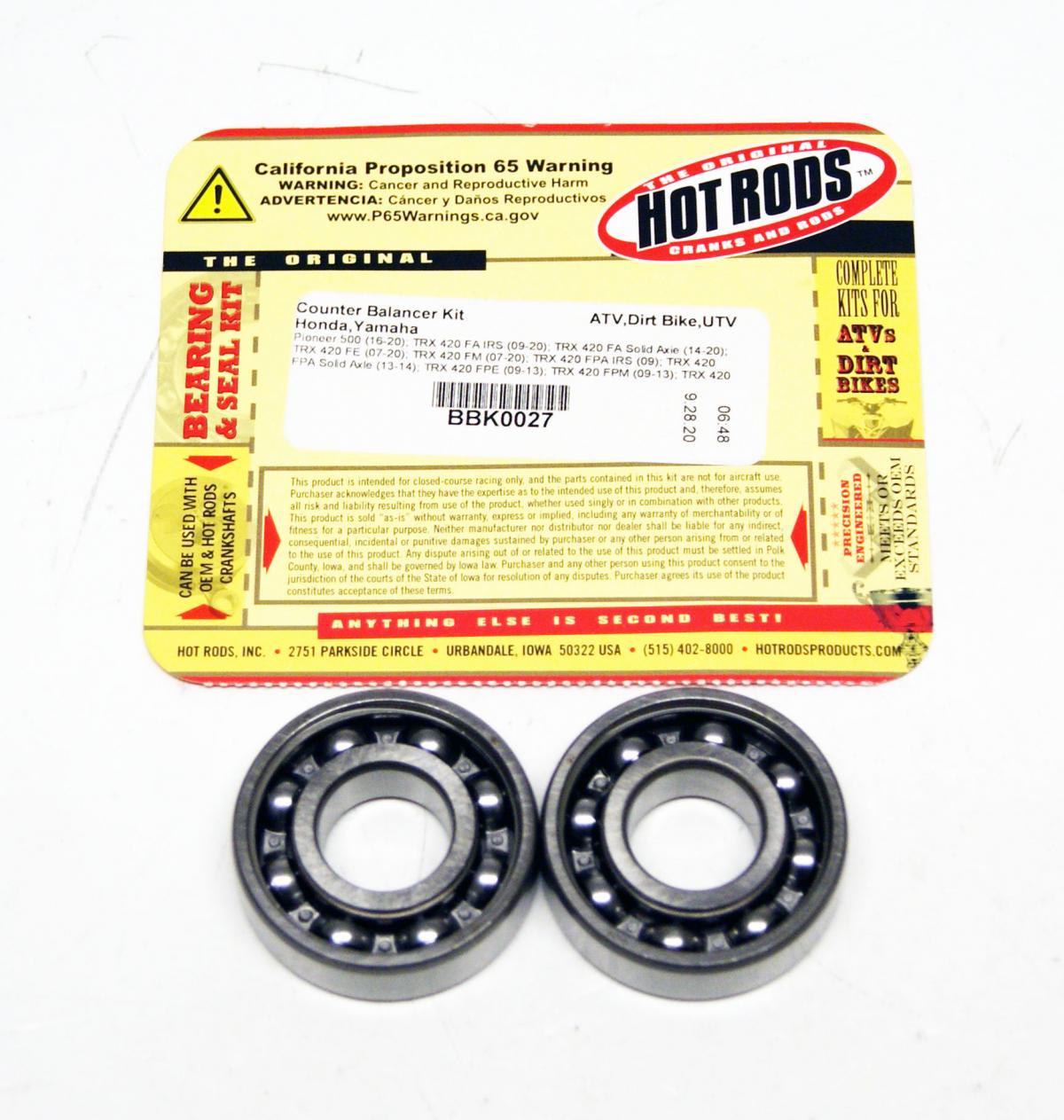 Counter Balancer Kit TRX 420, Hot Rods BBK0027 thumbnail 2