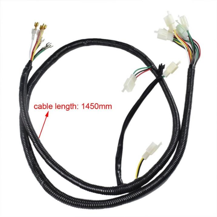 WIRE LOOM FOR 48V ELECTRIC MOTOR CONTROLLER, BUGGY BIKE QUAD MOTO DIY, WIRING LOOM thumbnail 2