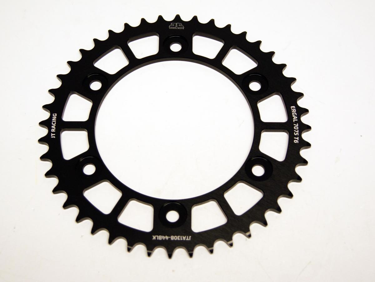 REAR SPROCKET ALLOY JTA1308.44BLK, CHAIN CONVERSION 520 JT RACELITE, HONDA ROAD JTR1308 thumbnail 2