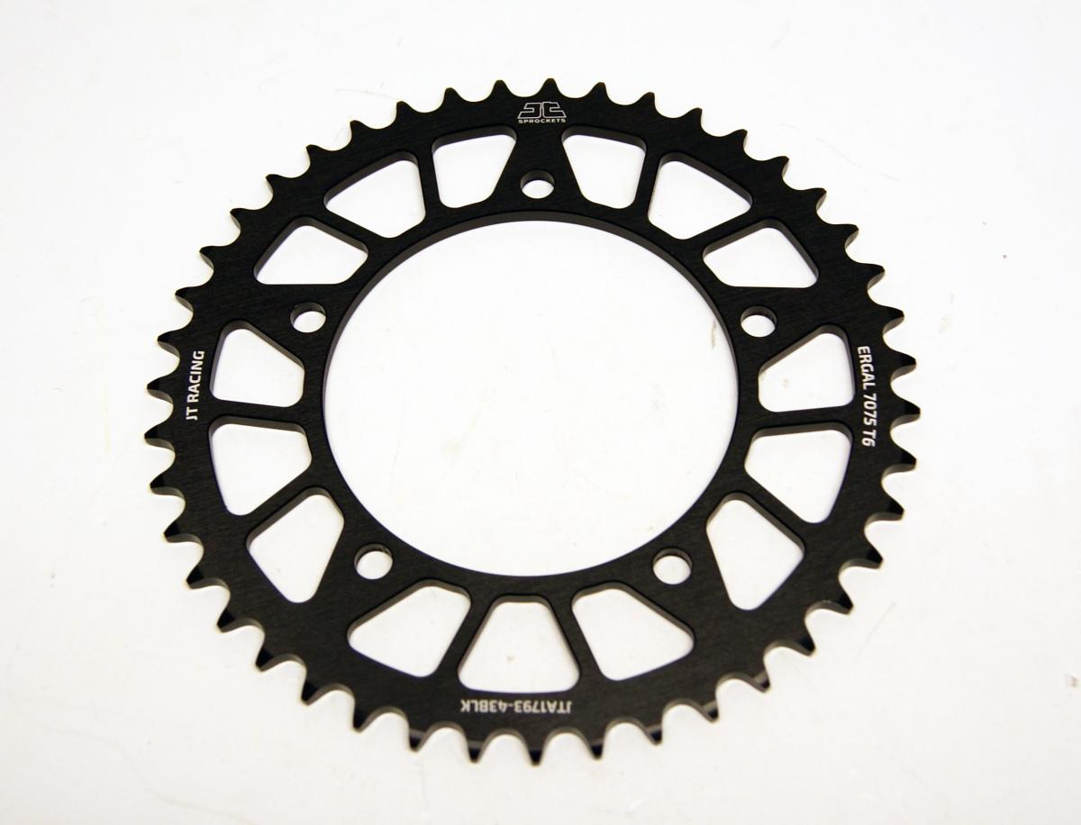 REAR SPROCKET ALLOY JTA1793.43BLK, JT RACELITE 7075 T6, CHAIN CONVERSION 520 thumbnail 3