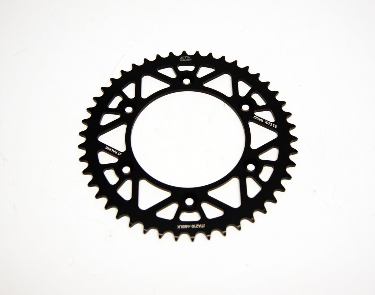 REAR SPROCKET JT RACERLITE BLACK, JT JTA210.46BLK 7075-T6 Aluminium thumbnail 2