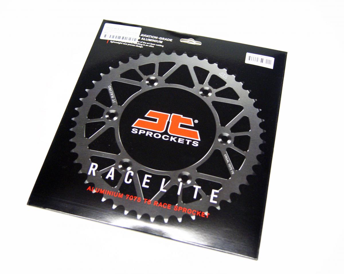 REAR SPROCKET JT RACERLITE RED, JT JTA210.46RED 7075-T6 Aluminium thumbnail 3
