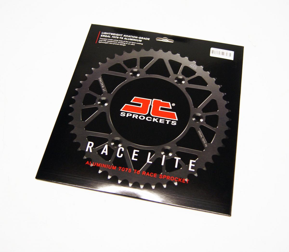 REAR SPROCKET JT RACERLITE RED, JT JTA210.47RED 7075-T6 Aluminium thumbnail 3