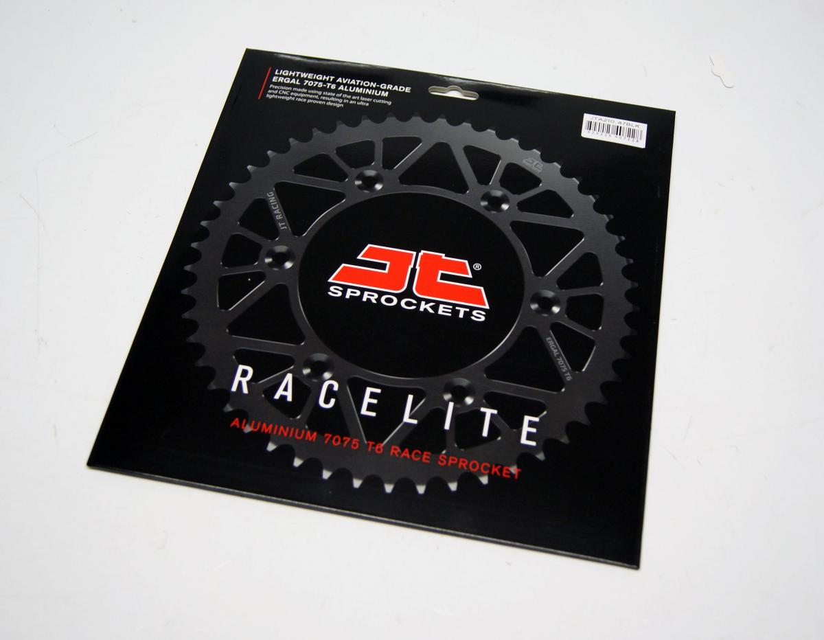 REAR SPROCKET JT RACERLITE BLACK, JT JTA210.47BLK 7075-T6 Aluminium thumbnail 4