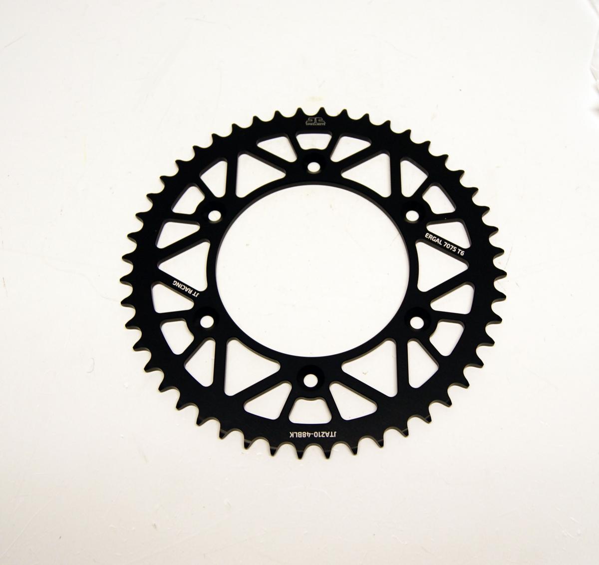 REAR SPROCKET JT RACERLITE BLACK, JT JTA210.48BLK 7075-T6 Aluminium thumbnail 2