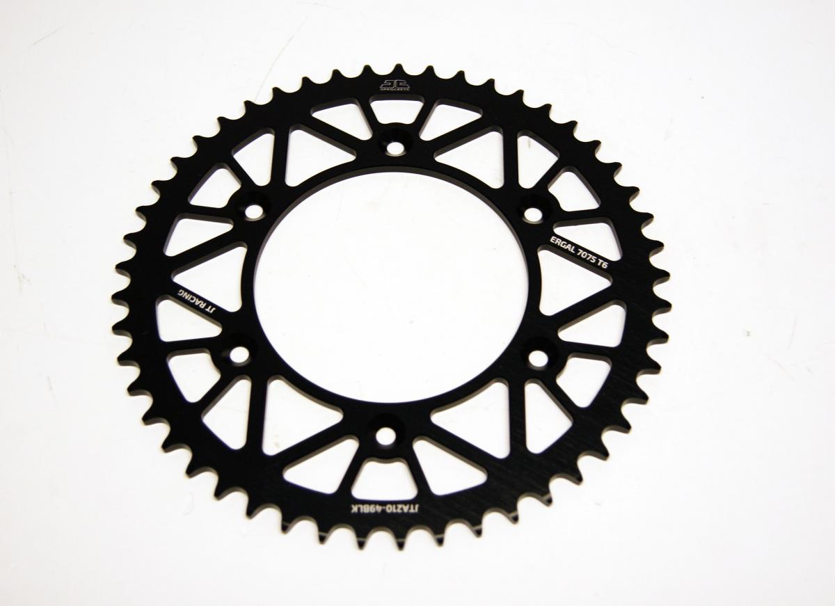 REAR SPROCKET JT RACERLITE BLACK, JT JTA210.49BLK 7075-T6 Aluminium thumbnail 2
