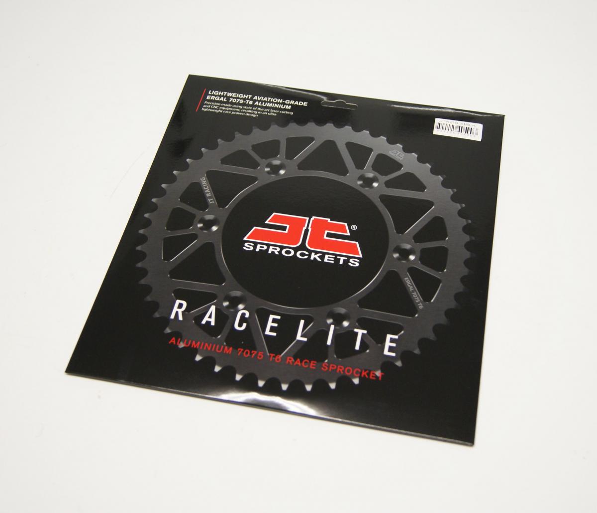 REAR SPROCKET JT RACERLITE BLACK, JT JTA210.51BLK 7075-T6 Aluminium thumbnail 3