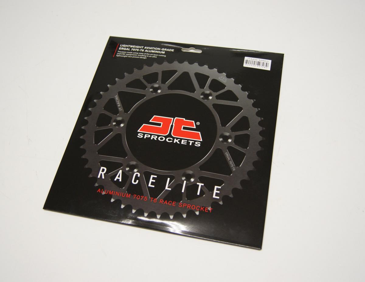 REAR SPROCKET JT RACERLITE RED, JT JTA210.52RED 7075-T6 Aluminium thumbnail 3