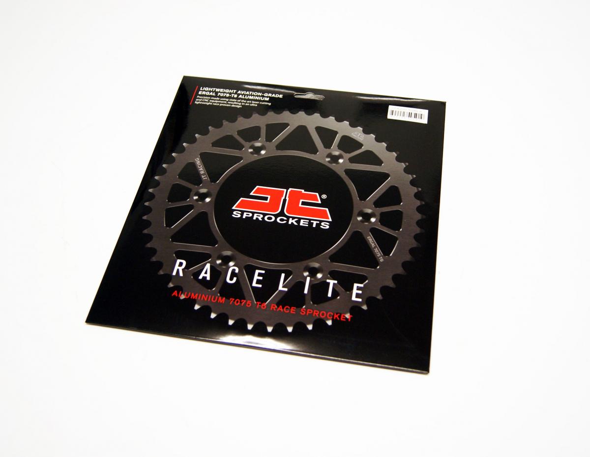 REAR SPROCKET JT RACERLITE BLACK, JT JTA210.52BLK 7075-T6 Aluminium thumbnail 3