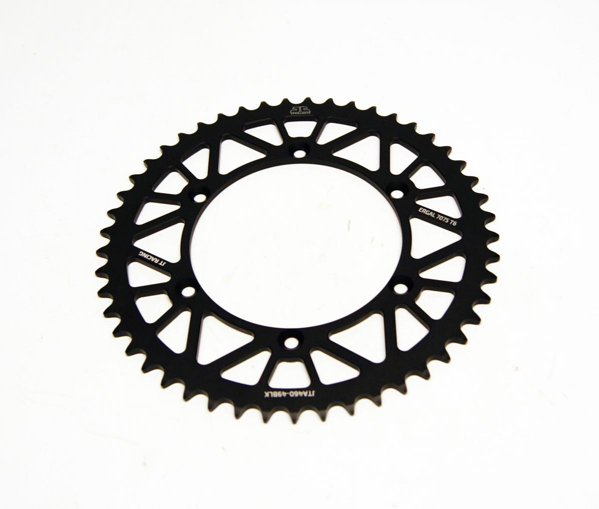 REAR SPROCKET ALLOY BLACK 460, JTA460.49BLK 7075-T6 Aluminium thumbnail 2