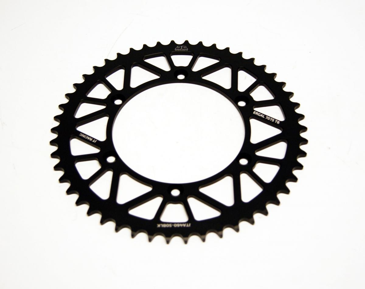 REAR SPROCKET ALLOY BLACK 460, JTA460.50BLK 7075-T6 Aluminium thumbnail 2