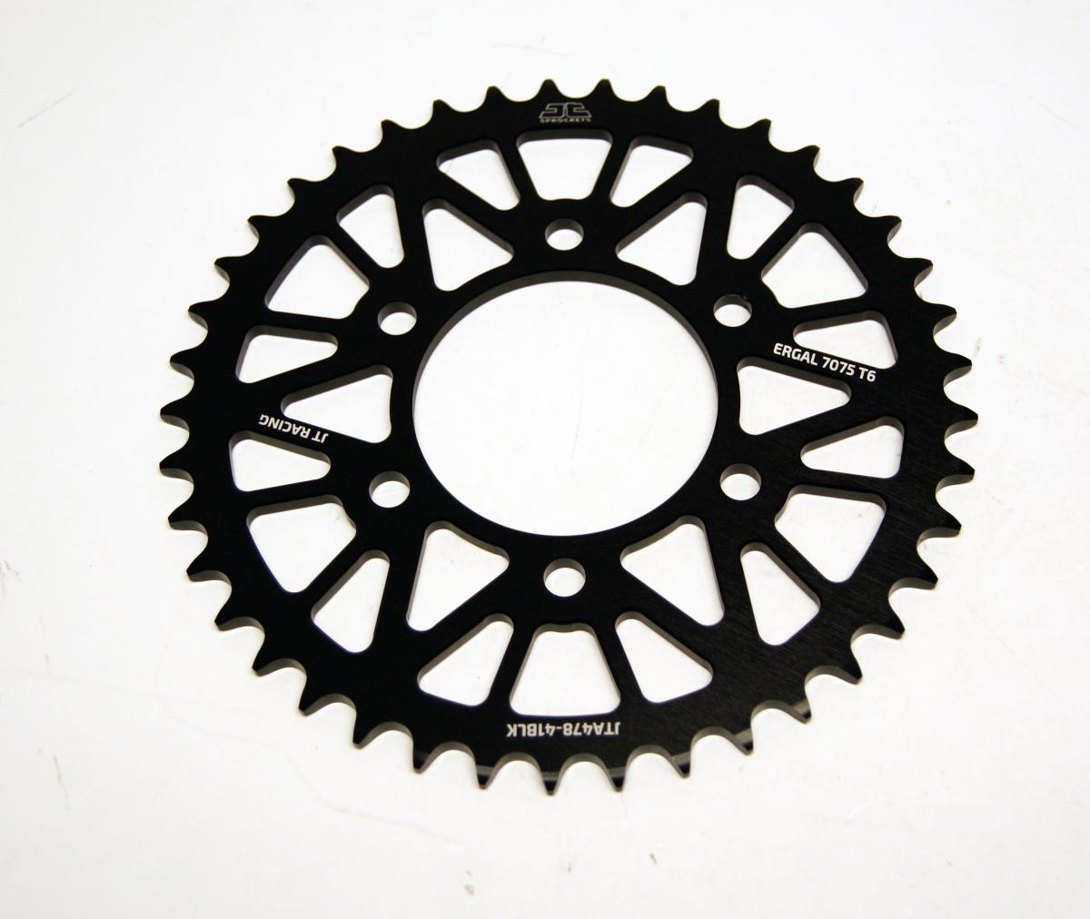 REAR SPROCKET JTA478.41BLK ALLOY, CHAIN 520 (7075-T6 Aluminium) thumbnail 3