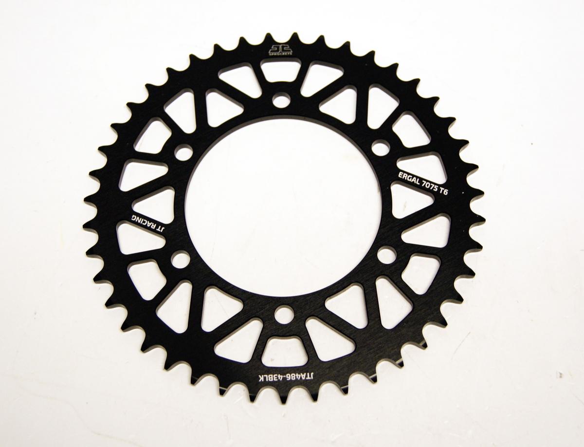 REAR SPROCKET ALLOY JTA486.43BLK, HONDA ROAD JT thumbnail 3