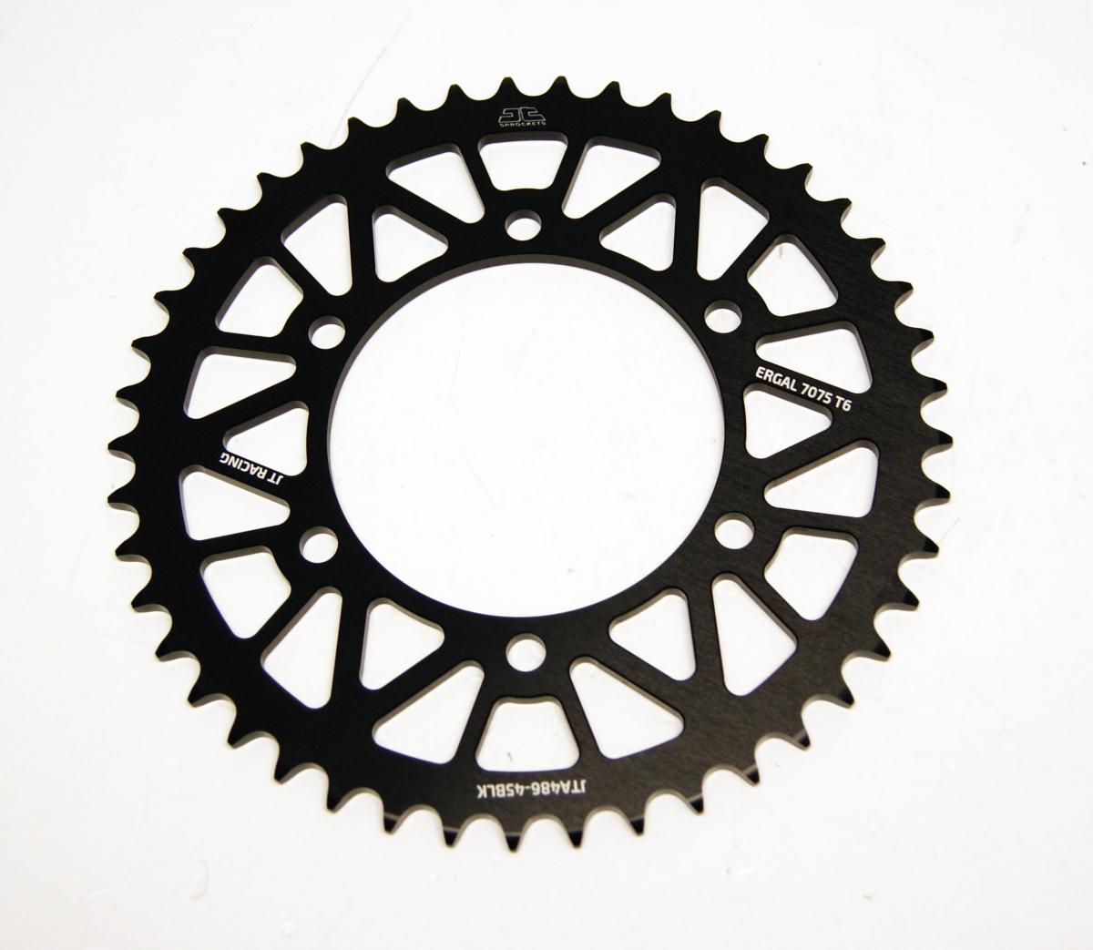 REAR SPROCKET ALLOY JTA486.45BLK, HONDA ROAD JT thumbnail 2