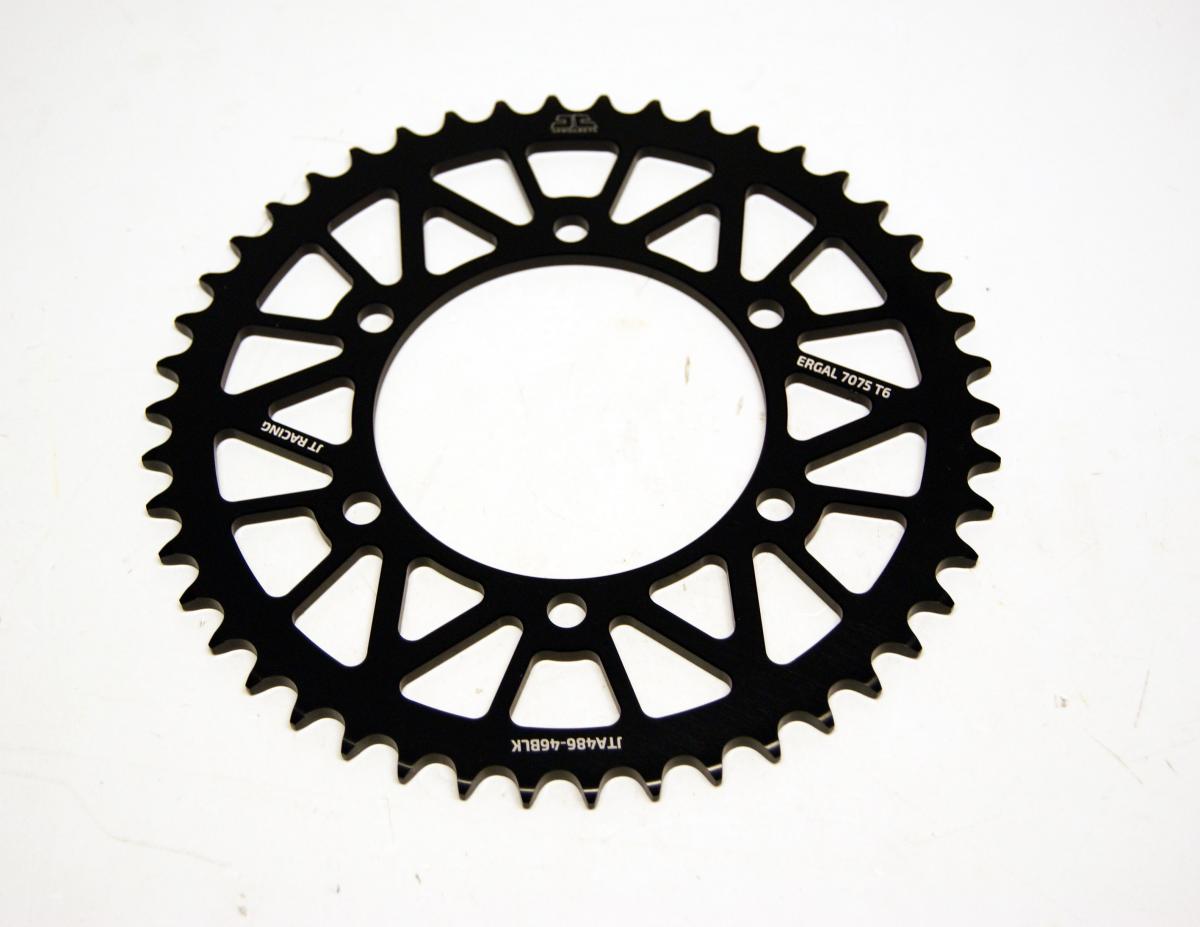 REAR SPROCKET ALLOY JTA486.46BLK, HONDA ROAD JT thumbnail 2