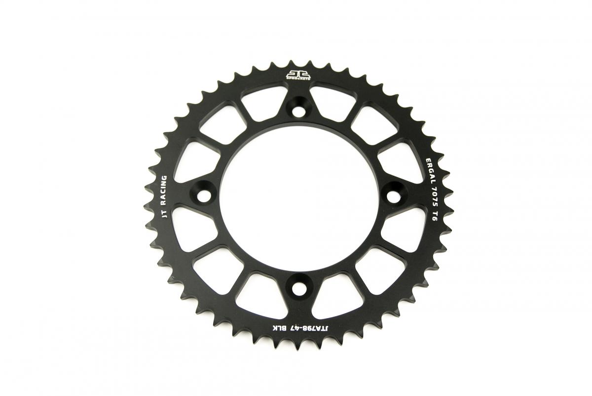 REAR SPROCKET ALLOY BLACK 798, JTA798.47BLK 7075-T6 Aluminium thumbnail 2