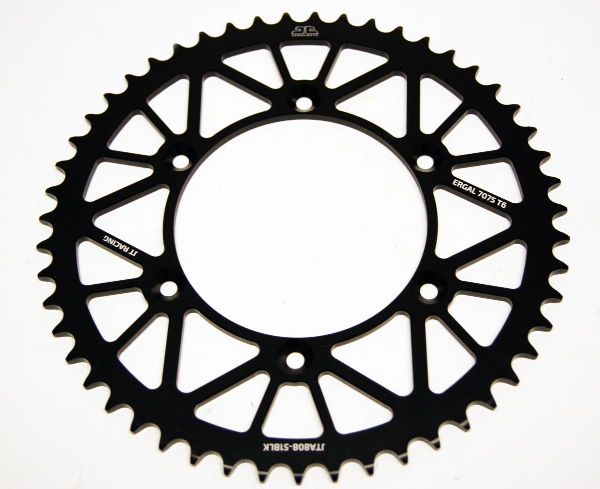 REAR SPROCKET ALLOY BLACK 808, JTA808.51BLK thumbnail 2