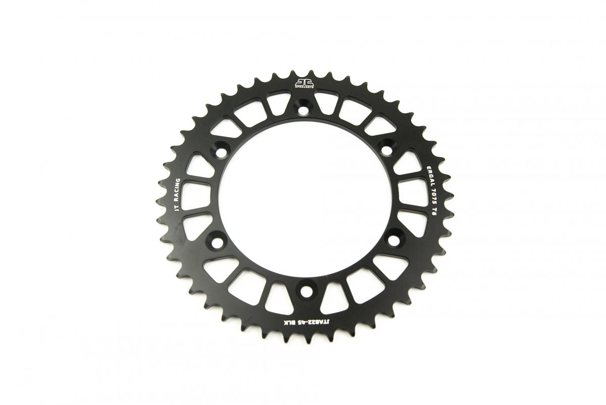 REAR SPROCKET ALLOY BLACK 822, JTA822.45BLK 7075-T6 Aluminium thumbnail 3