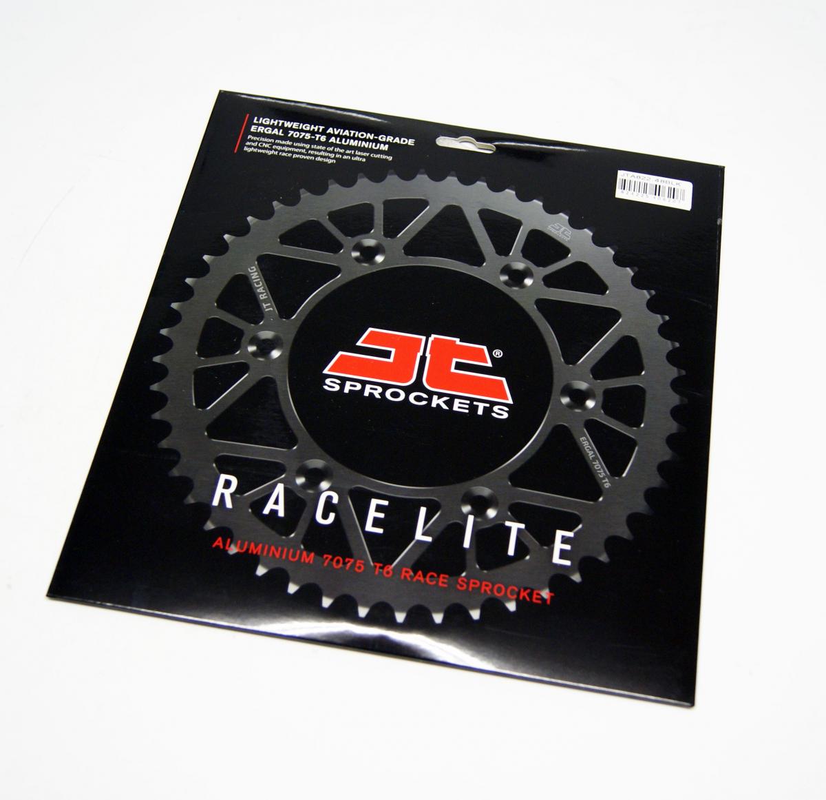 REAR SPROCKET ALLOY BLACK 822, JTA822.48BLK 7075-T6 Aluminium thumbnail 3