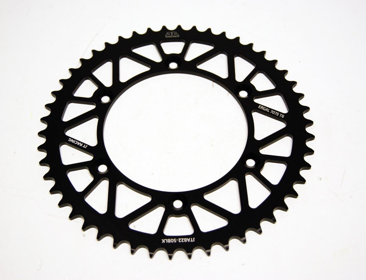REAR SPROCKET ALLOY BLACK 822, JTA822.50BLK 7075-T6 Aluminium thumbnail 2