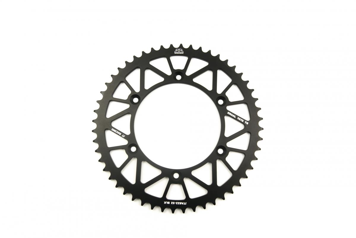 REAR SPROCKET ALLOY BLACK 822, JTA822.52BLK 7075-T6 Aluminium thumbnail 2