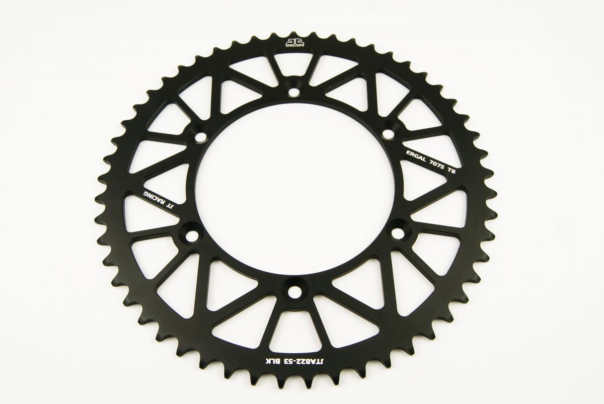 REAR SPROCKET ALLOY BLACK 822, JTA822.53BLK 7075-T6 Aluminium thumbnail 2