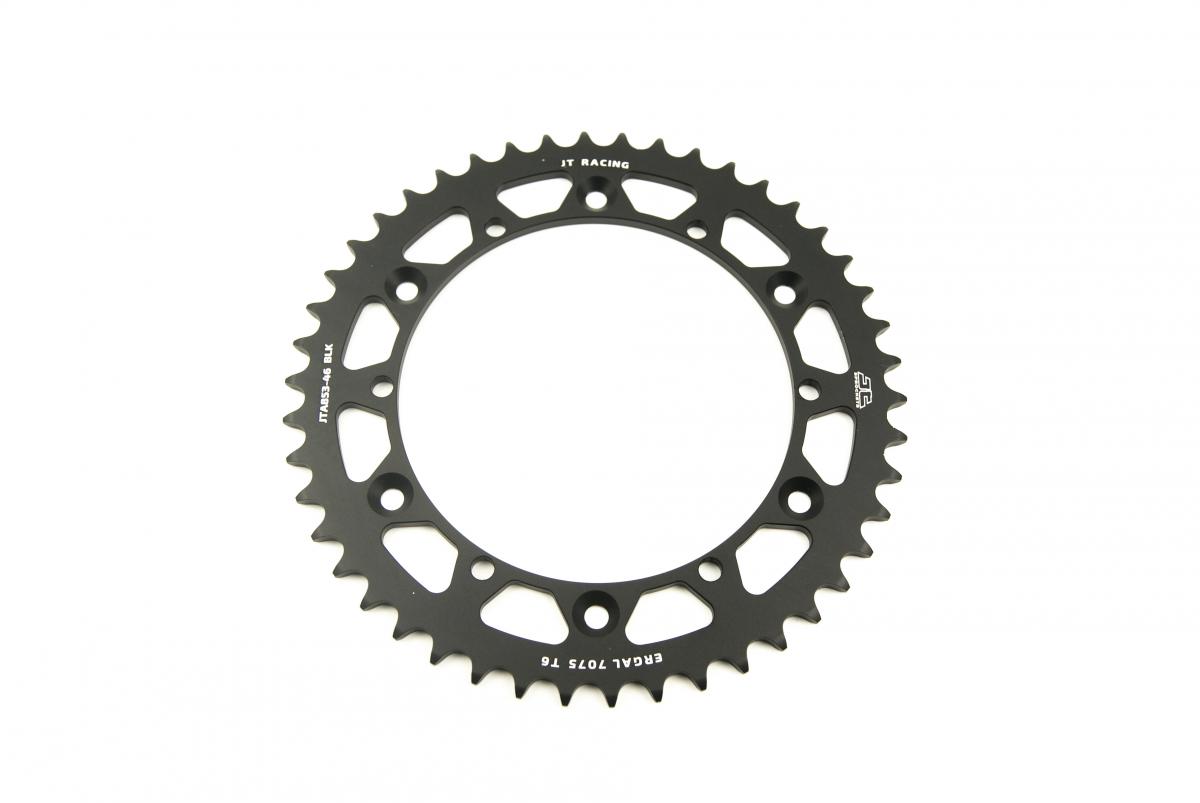 REAR SPROCKET ALLOY BLACK, JTA853.46BLK 7075-T6 Aluminium thumbnail 2