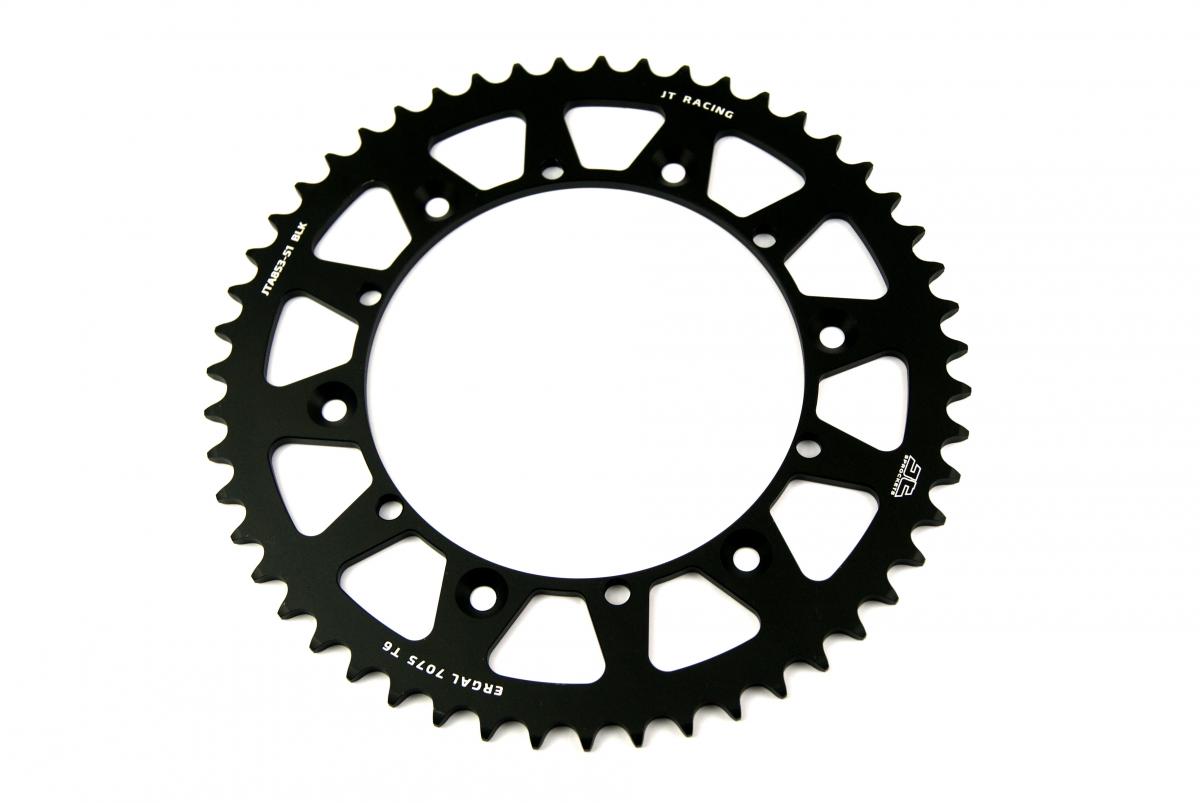 REAR SPROCKET ALLOY BLACK, JTA853.51BLK 7075-T6 Aluminium thumbnail 2