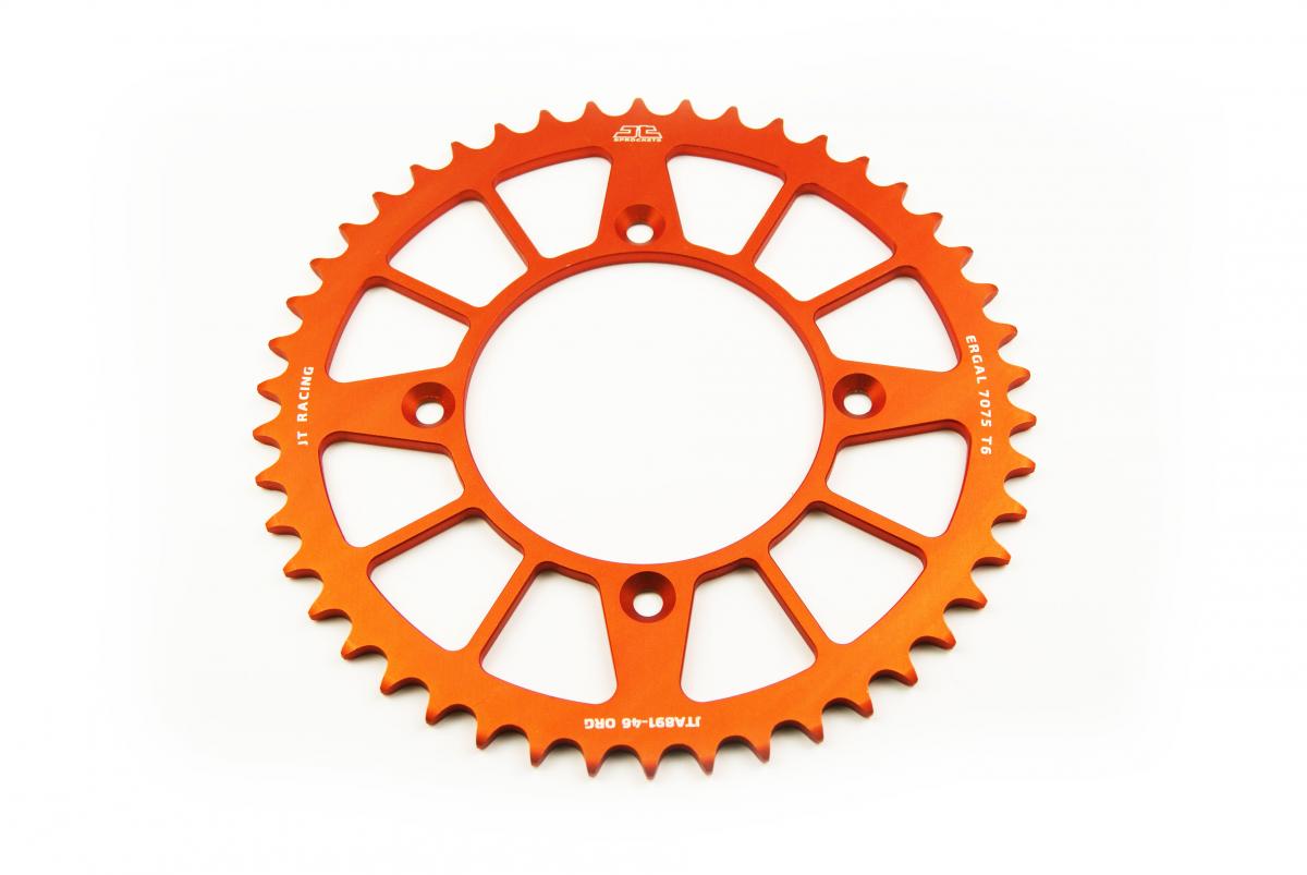 REAR SPROCKET JTA891.46ORG ORANGE, ROAD KTM ALLOY thumbnail 2