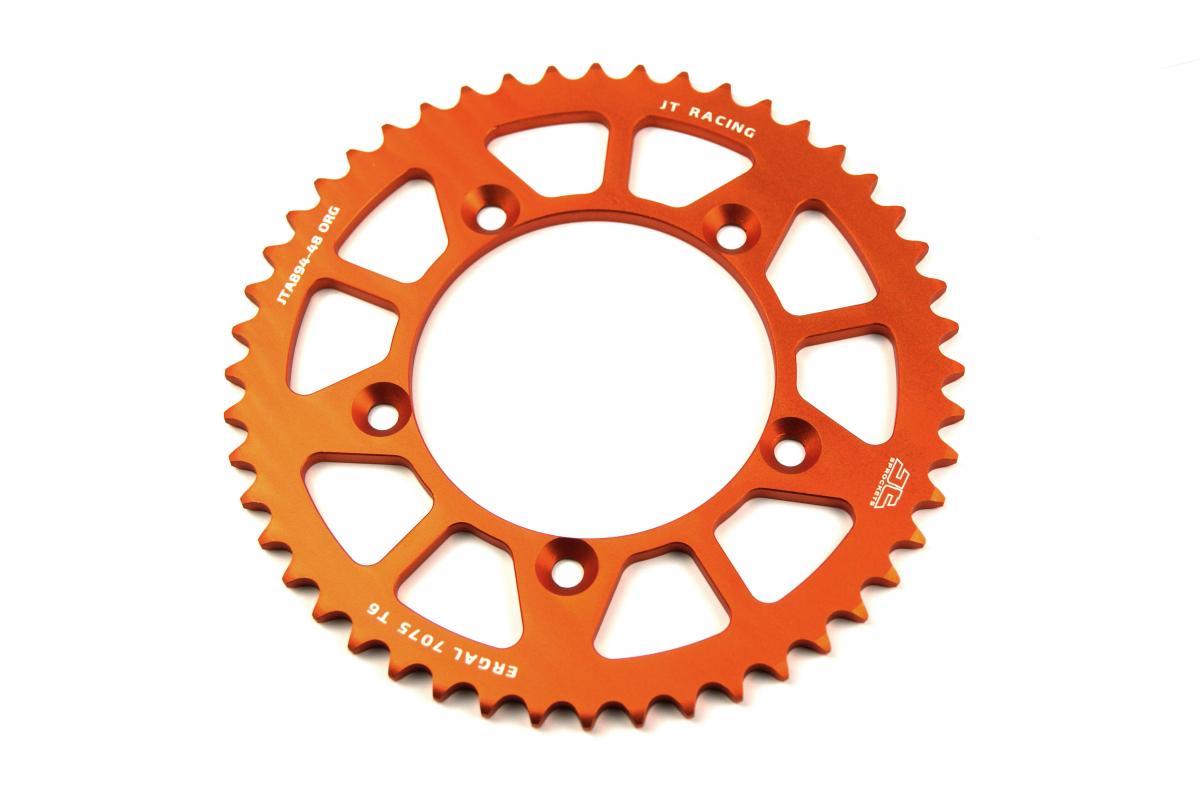 REAR SPROCKET ALLOY ORANGE JT, JTA894.48ORG 7075-T6 Aluminium thumbnail 2