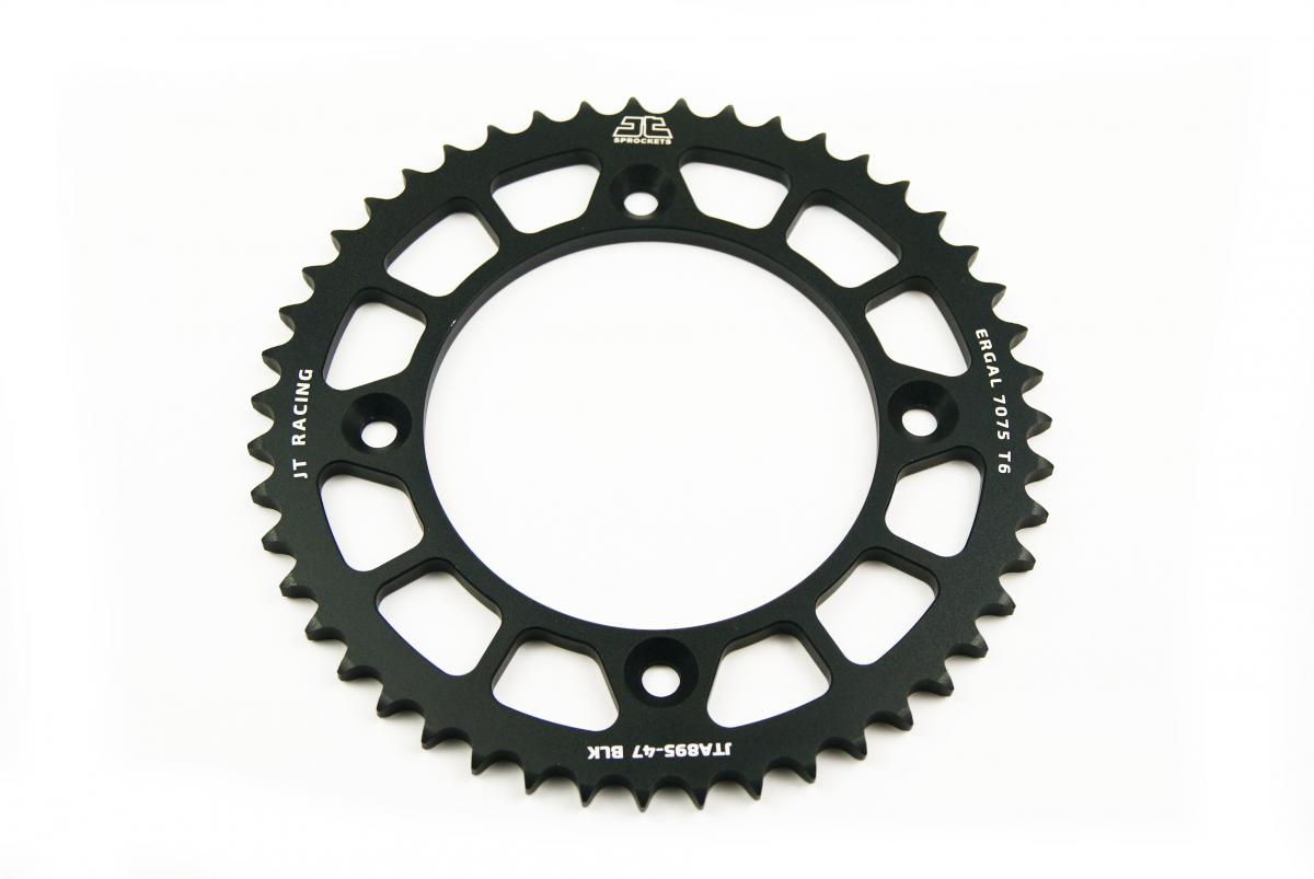 REAR SPROCKET ALLOY BLACK 441, JTA895.47BLK 7075-T6 Aluminium thumbnail 2