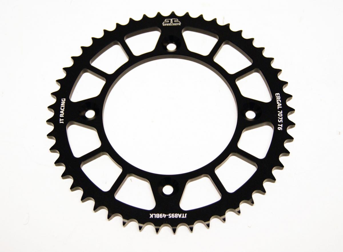 REAR SPROCKET ALLOY BLACK 441, JTA895.49BLK 7075-T6 Aluminium thumbnail 2