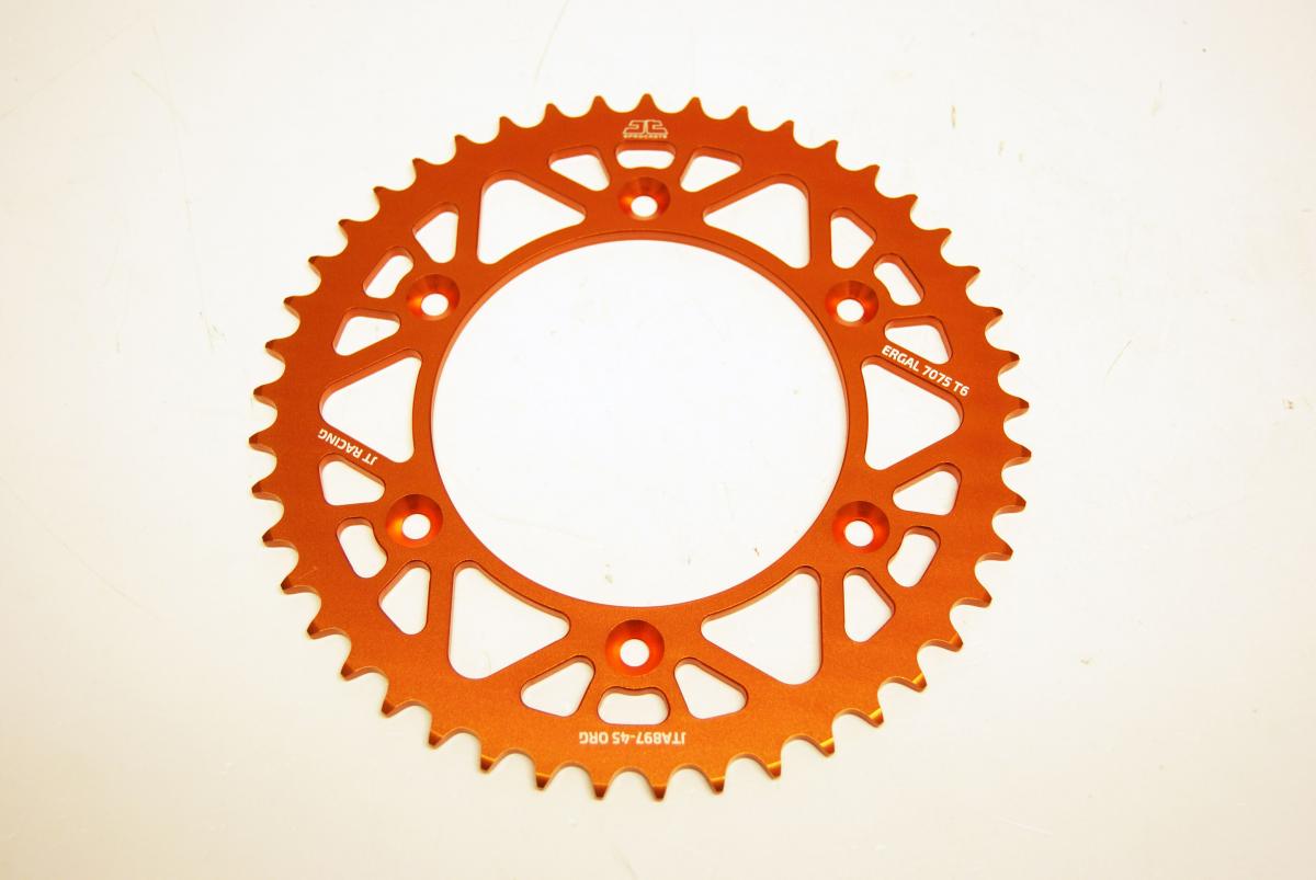 REAR SPROCKET ALLOY ORANGE, JTA897.45ORG thumbnail 2
