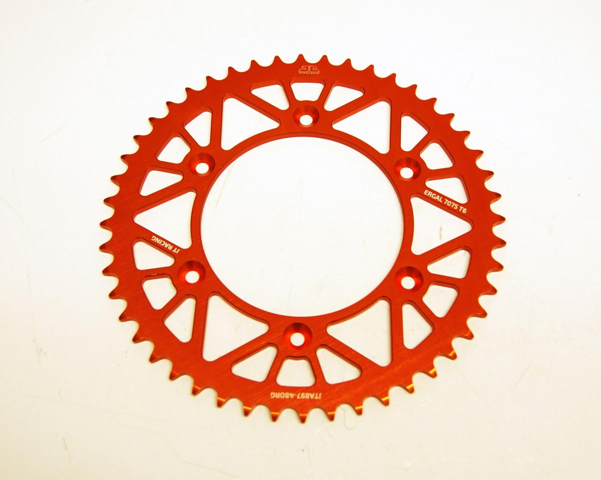 REAR SPROCKET ALLOY ORANGE, JTA897.48ORG thumbnail 2