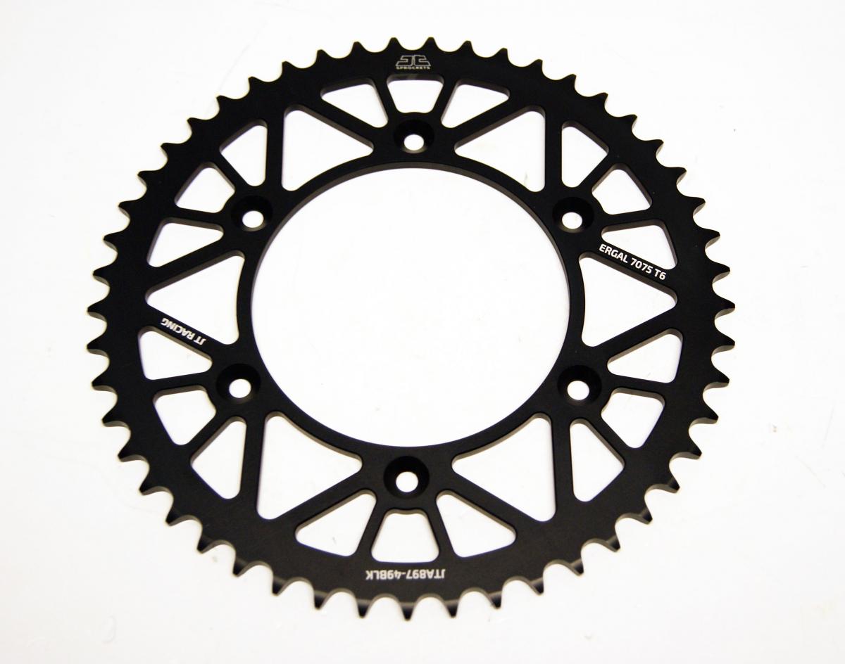 REAR SPROCKET ALLOY BLACK, JTA897.49BLK thumbnail 2