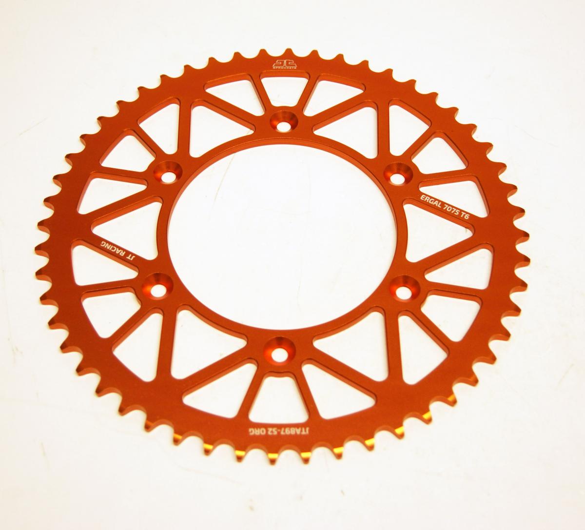 REAR SPROCKET ALLOY ORANGE, JTA897.52ORG thumbnail 2